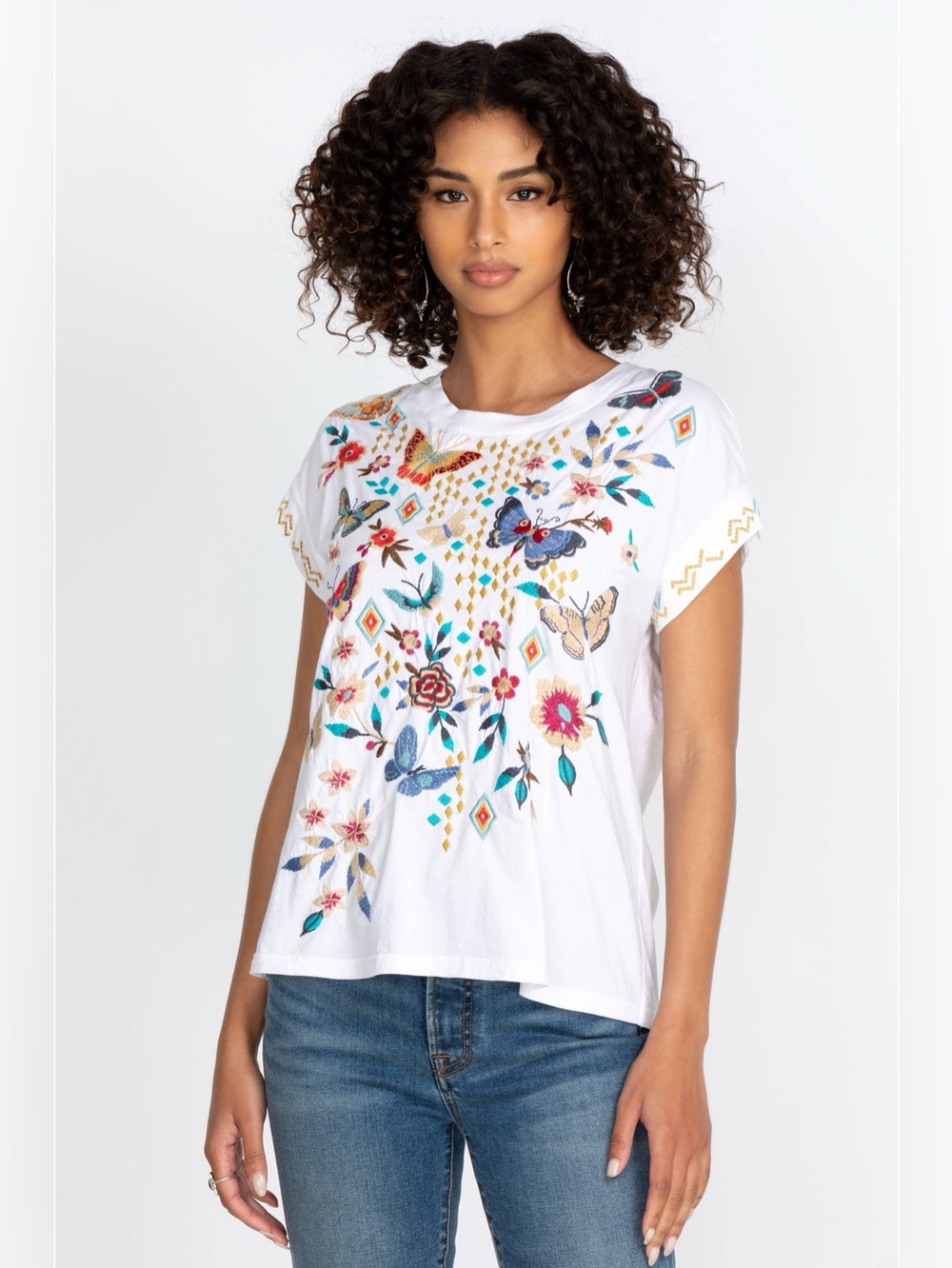 Johnny Was MARIPOSA RELAXED TEE